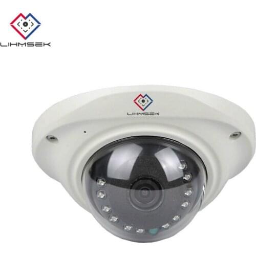 Lihmsek CCTV Mini Camera IP Network 1080P 2MP/960P 1.3MP/720P 1MP Dome IR Camera IP Support POE, Onvif, P2P, use CMS Software