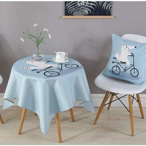 Linen Tablecloth Cotton Hemp Small Fresh Style Nordic Cloth Art Multi Purpose Napkin Tablecloth