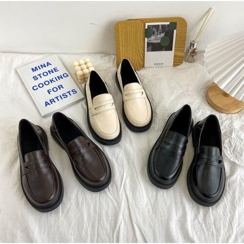 British Style Small Leather Shoes Women with Skirts 2021 New Summer Japanese Jk Shoes Students All-match Soft Leather Flat Shoes