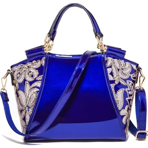 MICKY KEN Womens Shiny Bags