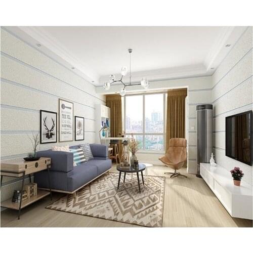 Beibehang Mural 3d Simple deerskin wallpaper roll horizontal stripes living room sofa TV background Wall newspaper home decor