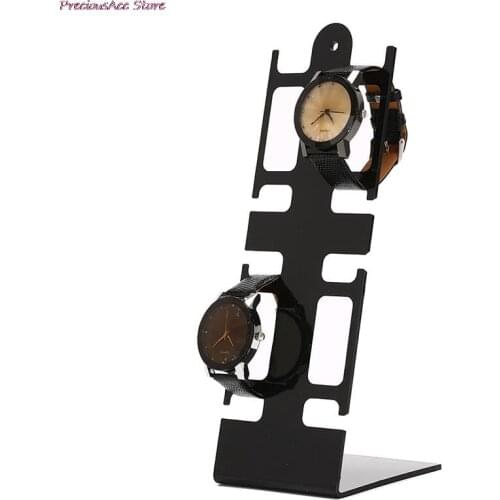 Plastic Stand 4-Holder Box Case Bracelet Watch Box Jewelry Decoration Display Rack General Showcase Shelf PortableWatch Storage
