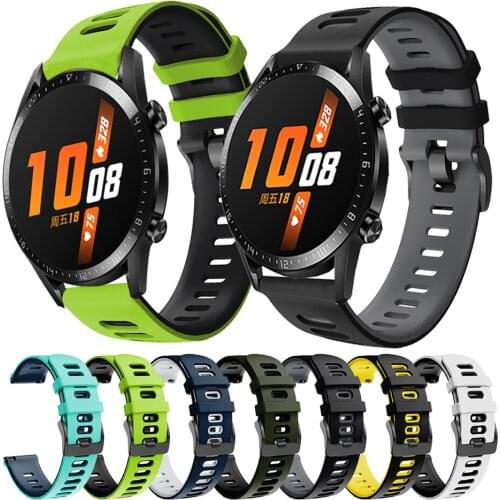 Sports Silicone Band for Huawei Watch GT 2 42mm 46mm Strap for Watch GT 2e GT2 Pro Honor MagicWatch Bracelet Watchbands