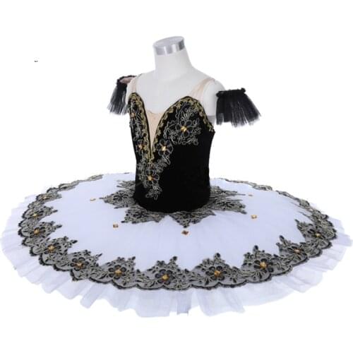 Songyuexia – jupe de Ballet en dentelle pour enfants, avec paillettes, Costume de spectacle de danse du ventre, blanc, 2020