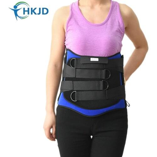 Health Care Back Support Belt Brace Waist With Hard Plastic Board Support T Lumbosacral Area And The Abdomen