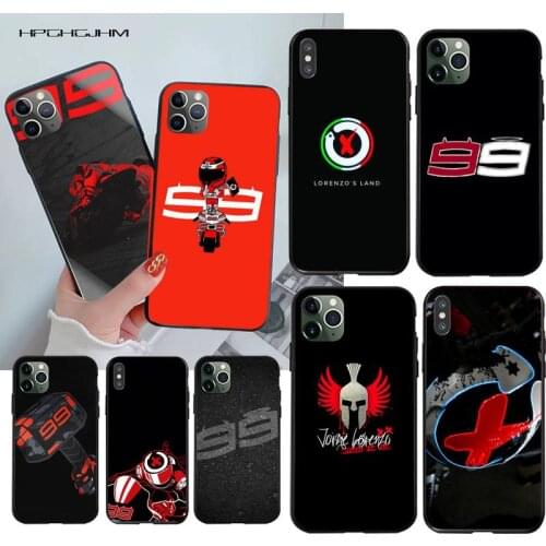YJZFDYRM Jorge Lorenzo 99 Soft Phone Case Capa for iPhone 11 pro XS MAX 8 7 6 6S Plus X 5S SE 2020 XR case