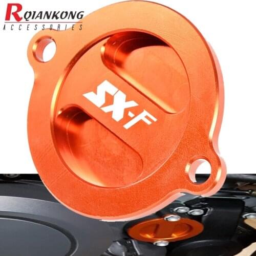 Motorcycles Rear Brake Cylinder Fluid Reservoir Engine Oil Filter Cover Cap Moto Accessories For 250 350 450SXF SX-F 505SX-F