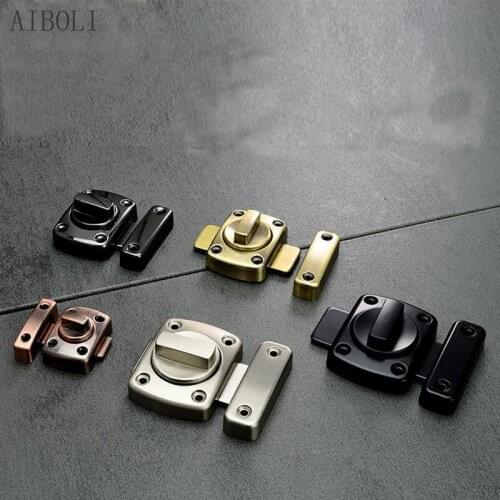 Universal Door Latch Gate Latch Security Sliding Door Lock Door Bolt Zinc Alloy With Screws Latch