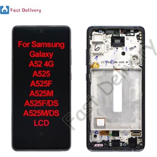 For Samsung Galaxy A52 4G A525 A525F A525M A525F/DS A525M/DS LCD Display Touch Screen Digitizer Assembly Replacement Accessory