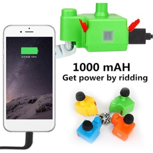 1000mAHElectric Bicycle Generator Dynamo USB Interface Charger for Smart Phone Power Bank Cycling Scooter Parts Accessories