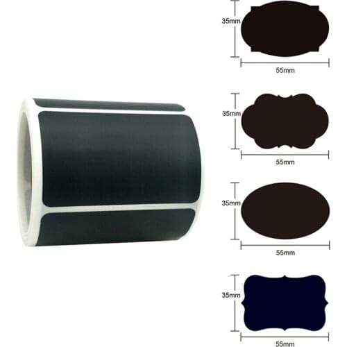 120Pcs Chalkboard Labels sticker for kitchen Jars Stickers Reusable Waterproof Blackboard Sticker Label DIY Writable Stickers