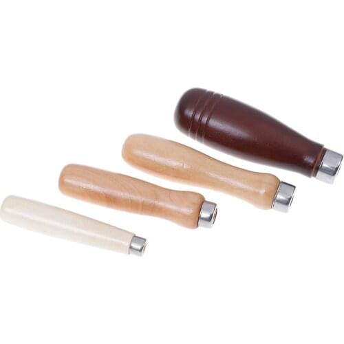 3Pcs Wood File Handle Polishing Rust Proof Home Jewellery Accessories Parts Machinists Easy Use Wood Replacement