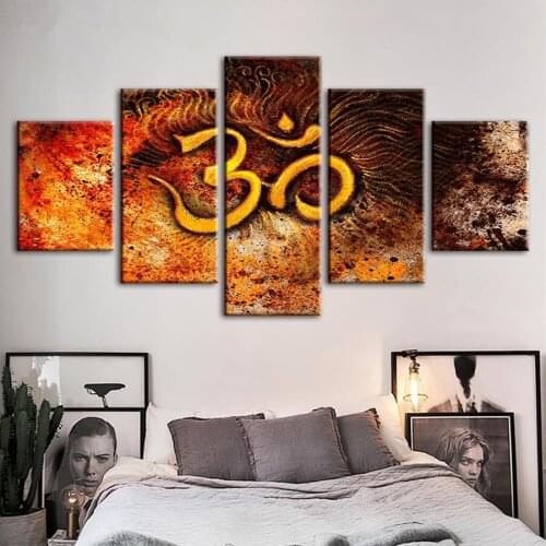 5 PCS DIY Square Round Diamond Painting Muslim Islamic text Embroidery Cross stitch full rhinestone pictures Mosaic Craft Decor