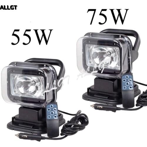 75W 55W HID REMOTE CONTROL SEARCH LIGHT SPOT WORK FISHING CAMP HID XENON