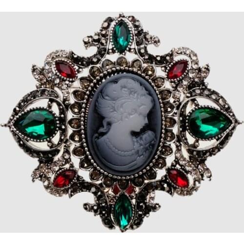 Amorita boutique design Beautiful woman Brooches