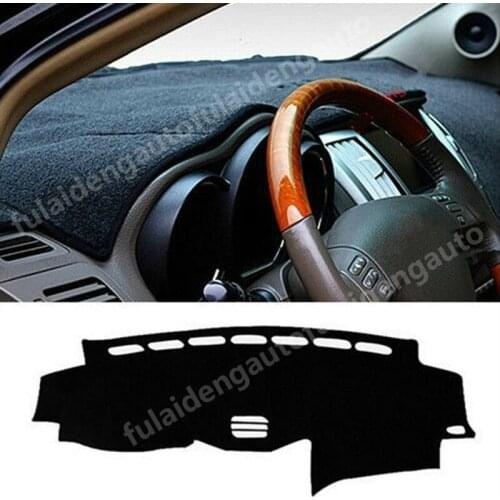 Black Dashmat Dashboard Mat Dash Cover Sun Visor Pad For Lexus RX350 2003-2007 Car Accessories