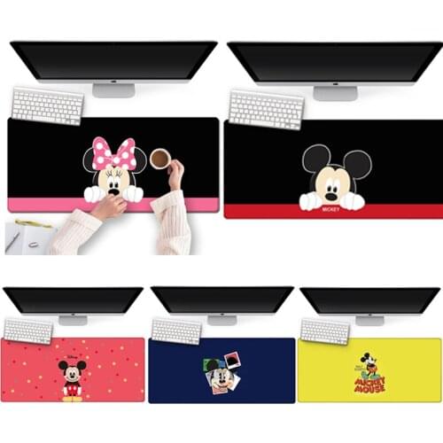 Disney Mickey Mouse Keyboard Pad Cartoon Mouse Pad Large Cute Waterproof Student Writing Computer Keyboard Thickened Table Mat