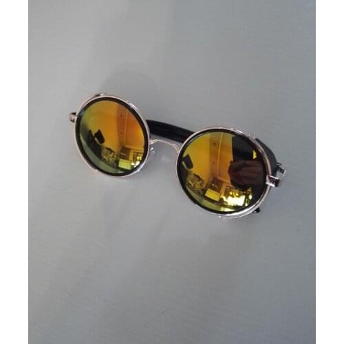 HELLSING Alucard Eyewear Cosplay Glasses Prop Orange Sunglasses For Men And Women