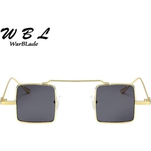 WarBLade 2019 Small Square Glasses Men Women Sunglasses Sunglasses Vintage Punk Square Eyewear Womens Glasses