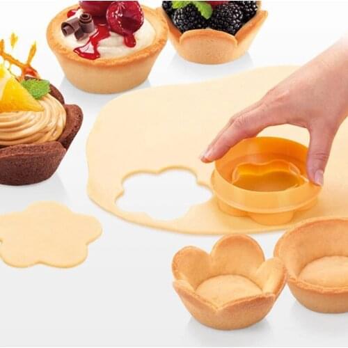 Pastry Dough Tamper Kit DIY Cupcakes Biscuit Mold Baking Donut Mold SUB Sale
