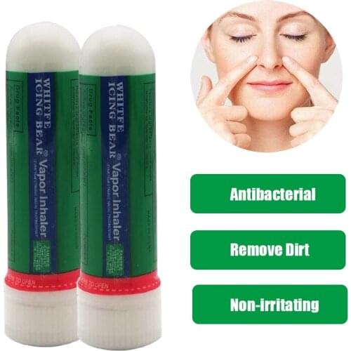 Thailand Nasal Inhaler Stick Nasal Congestion Headache Cool Refreshing Cream Breezy Nose Massage Ointment