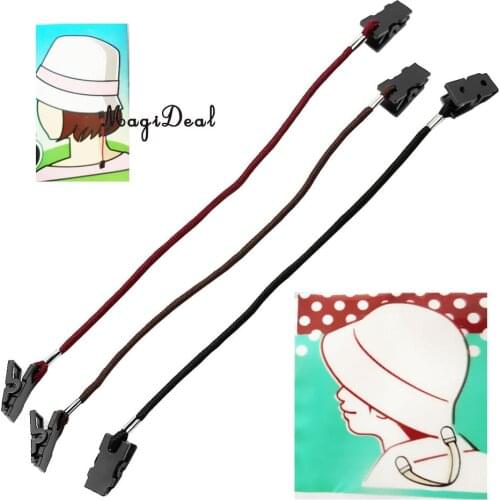 MagiDeal Outdoor Hat Scarf Wind Clip Lanyard Rope Cord for Camping Hiking Travell Climbing Equipment Clothes Hat Bag Tools Acce
