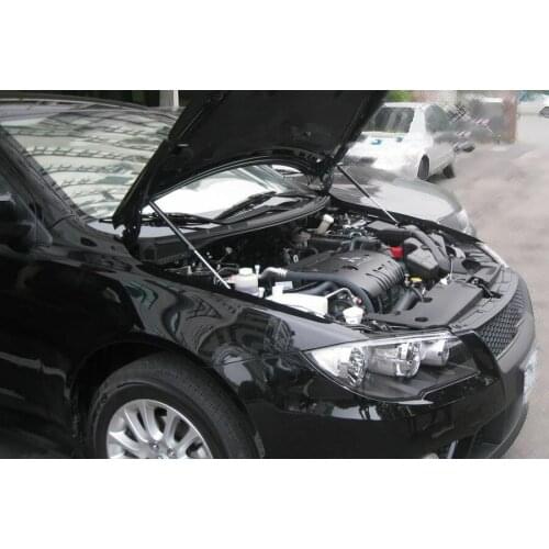 Front Hood Bonnet Gas Struts Lift Support Shock Damper Carbon Fiber For 2008-2013 Mitsubishi Lancer EX Fortis