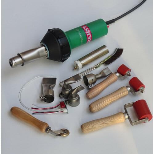 Plastic Welder with 12PCS Parts for PP,PVC,PE,PPR,Vinyl floor,Banner Fast Ship