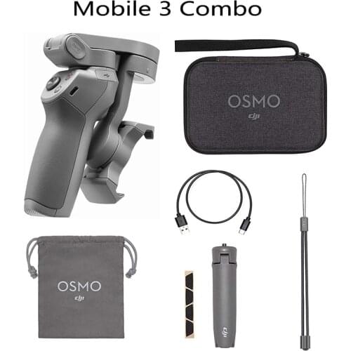 DJI Osmo Mobile 3 Combo/OM 4/OM 4 Combo Handheld 3-Axis Smartphone Gimbal Stabilizer Vlog YouTube Live Video