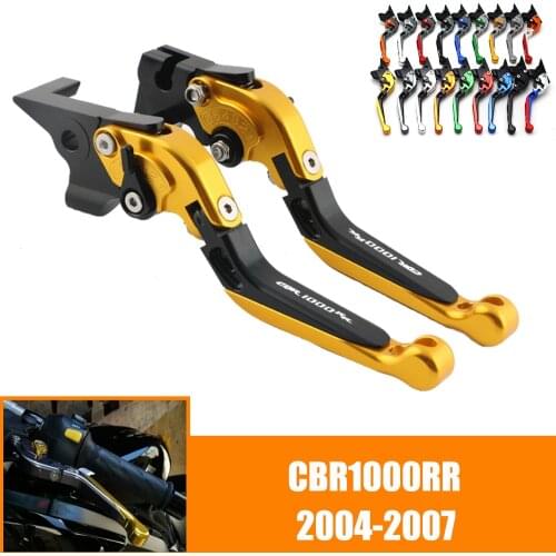 For HONDA CBR 1000RR CBR1000RR 2004 2005 2006 2007 04 05 06 07 CNC Motorcycle Adjustable Brake Clutch Lever Levers Folding