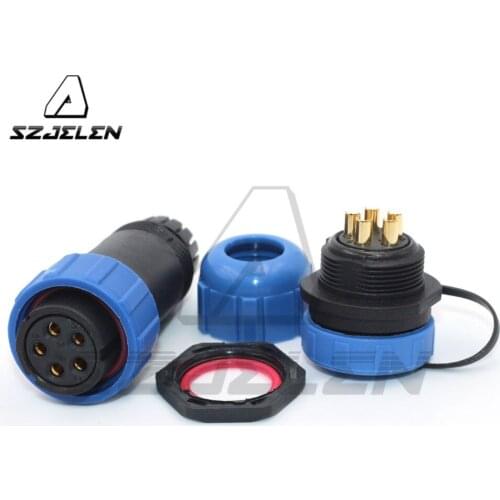 SP2110/SY2112, 5 pin Connector Plugs & Sockets, ip68, Electrical Auto Power Male and Female Wire Waterproof Connectors