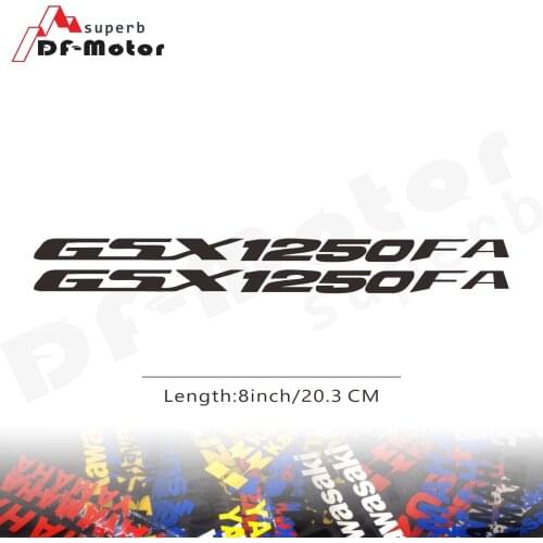 8Inch Reflective Sticker Decal Motorcycle Car Sticker Wheels Fairing Helmet Sticker Decal For SUZUKI GSX 1250FA GSX 1250 FA