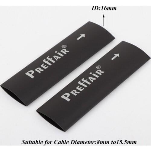 Preffair Heat Shrink Tube Insulated Sleeving Tubing For Speaker Interconnect Audio Cable