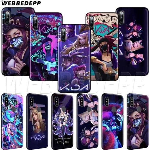 WEBBEDEPP league of legends KDA Soft TPU Case for Redmi Note 4 S2 4A 4X 5 5A 6 6A 7 8 Go Pro Plus Prime