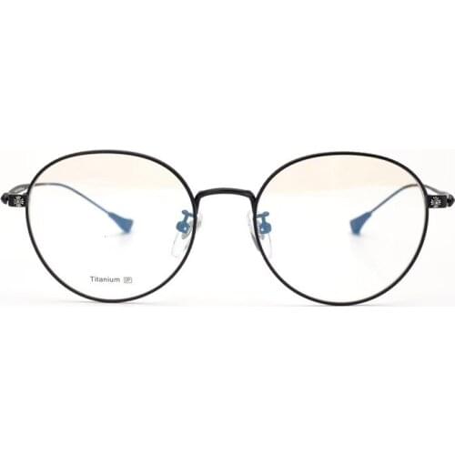 2019 women optical frames pure titanium round eyeglasses frame women glasses gold eyeware Vintage spectacle prescription potter
