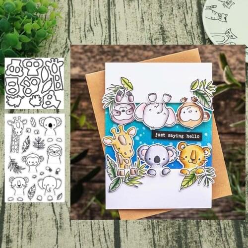 Animals Metal Cutting Dies Stamps Stencil for DIY Scrapbooking Photo Album Decorative Craft Die