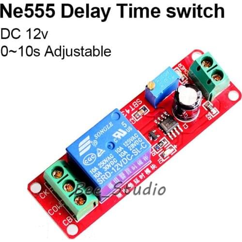 DC 12V Delay Turn On Timer Switch Adjustable 0 to 10 Second Car Relay module 10s
