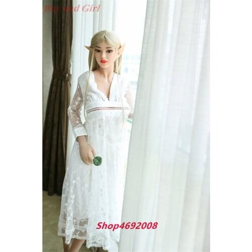 168cm Adult Love Doll Elf Ears Vagina Anal Oral Sex Toy Men available TPE With Metal Skeleton Big Boobs Love Dolls