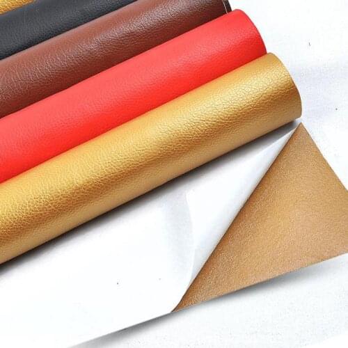 50*65cm Faux Leather Fabric Solid Color Suede Synthetic Self-adhesive Leather Fabric Patching Simulation Leather Adhesive Patch