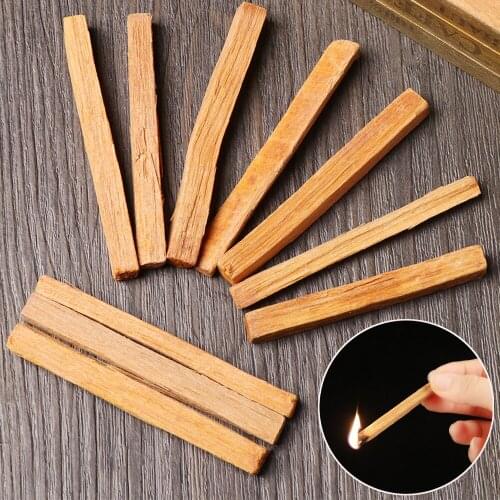 50g 5.5-7.5cm Irregular Shape Natural Sandalwood Sticks Buddhism Aromatherapy Fragrance Incense Chips Summer Yoga Home Supplies