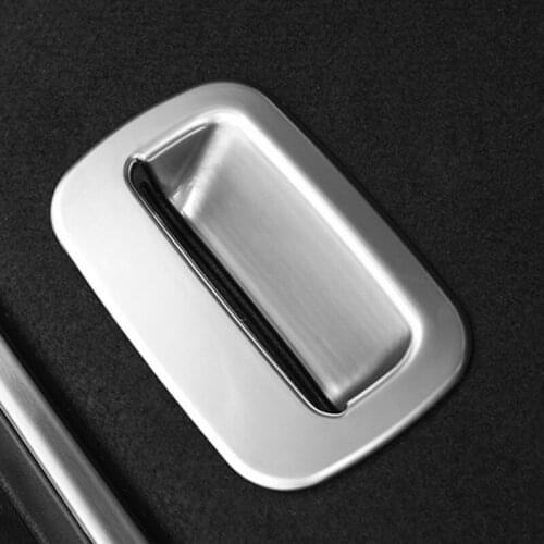 ABS Matte For KIA Sportage 4 QL 2016 2017 2018 Accessories Interior Car Trunk Handle Bowl Covers Frame Trim Styling Decoration