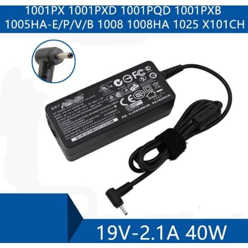 Laptop AC Adapter DC Charger Connector Port Cable For ASUS 1001PX 1001PXD 1001PQD 1001PXB 1005HA-E/P/V/B 1008 1008HA 1025 X101CH
