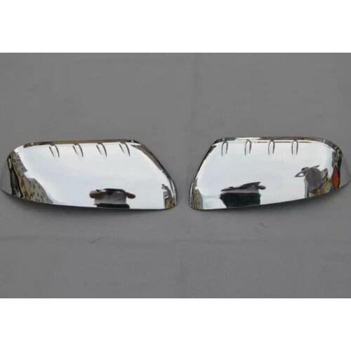 Car auto cover styling for Ford Explorer 2013 2014 2015 ABS chrome side fender wing rearview door back reflection mirror cap tri