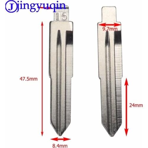 Jingyuqin #15 Blade 10ps/lot Car Remote Blank Key For Chevrolet Epica Hyundai Elantra, QQ,Ssangyong Kia For Mercedes-Benz