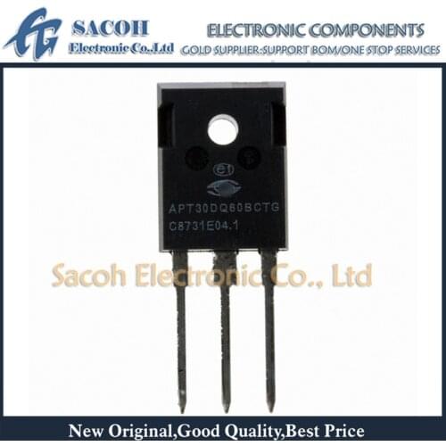 Free Shipping 10Pcs APT30D60BCTG APT30D60BCT 30D60BCT APT30DQ60BCTG TO-247 FRED Fast Recovery Epitaxial Diode