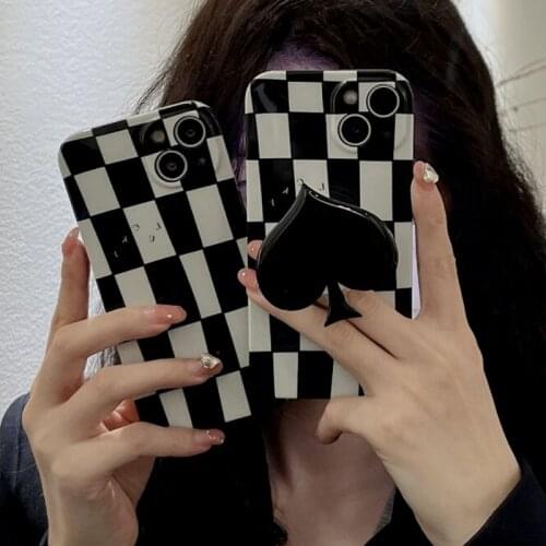 12 Pro Case Cute Smile Face Coffee Grip Ring Holder Phone Stand Cover for iPhone 11 Pro Max 12 XR X XS 7 8 Plus SE 2020 Case