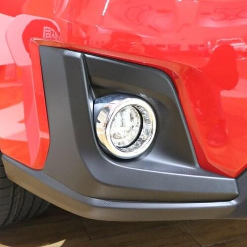 For 2018 2019 2020 Subaru Crosstrek XV Chrome Front Fog Light Lamp Cover