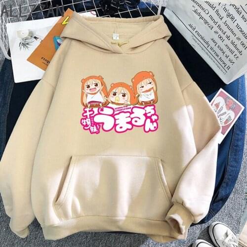 Himouto! Umaru-chan Hoodies Men/Womens Pop Senorita Singer boy/girls black/white Couple winter hoodies Sweatshirts Kpop Clothes