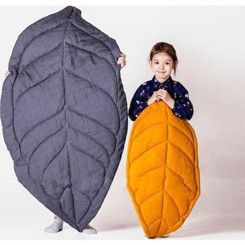 Cotton Climbing Carpet Baby Play Mats Newborn Infant Soft Sleeping Mat Crawling Blanket Leaves Shape Carpet Rug Toys Mat