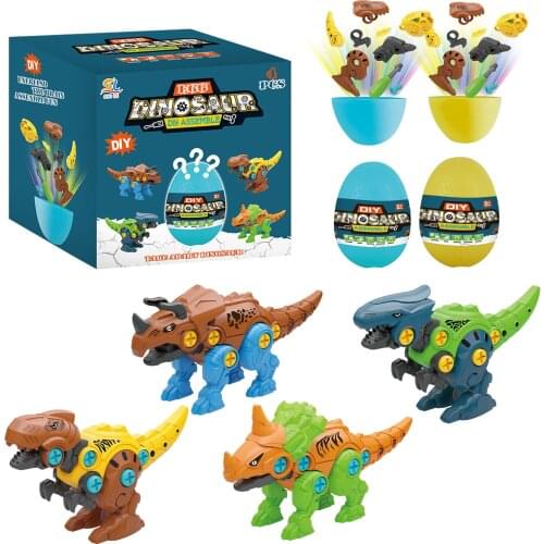 Dinosaur Toys Building Block Animal Dinosaur Assembling Puzzle Toy For 2 3 4 Year Old Boys Take Apart Figures Brick Building Toy